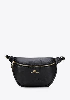 Skórzana nerka o fakturze groszkowej czarna Wittchen