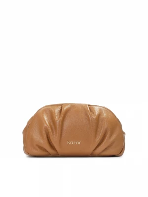 Skórzana pouch bag w kształcie chmurki Kazar