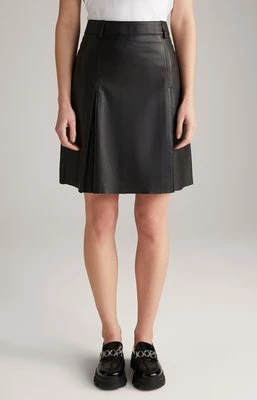 Skórzana spódnica w czarnym kolorze Joop