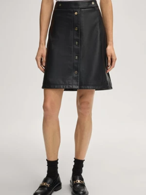 Skórzana spódnica w czarnym kolorze Joop