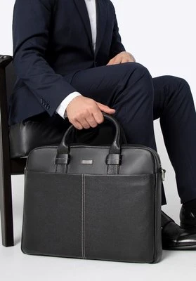 Skórzana torba na laptopa 16” czarna Wittchen