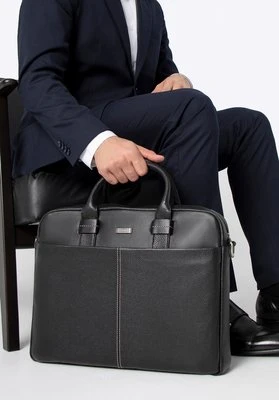 Skórzana torba na laptopa 16” czarna Wittchen