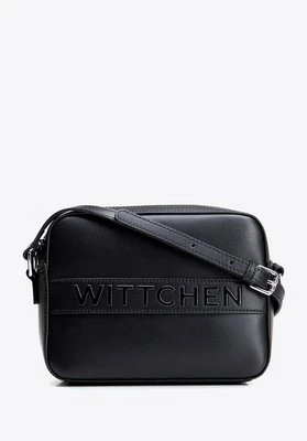 Zdjęcie produktu Skórzana torebka crossbody pudełkowa czarna Wittchen