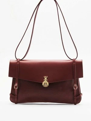 Skórzana torebka na ramię Fly Bamby Jour PATRIZIA PEPE