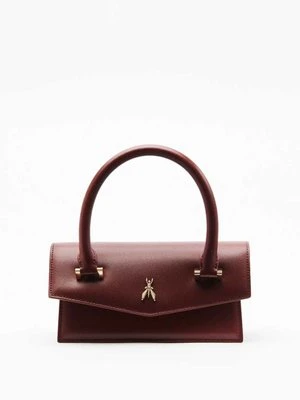 Skórzana torebka na ramię Fly Bamby ze skórzanymi uchwytami PATRIZIA PEPE