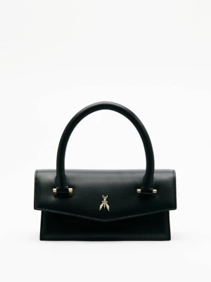 Skórzana torebka na ramię Fly Bamby ze skórzanymi uchwytami PATRIZIA PEPE