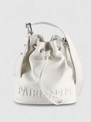 Skórzana torebka typu bucket (IM)PERFECTION medium PATRIZIA PEPE