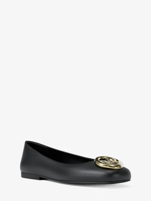 Skórzane baletki Milan Michael Kors CZARNY (Czarny)