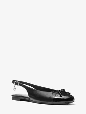 Skórzane baletki Piper z odkrytą piętą MICHAEL Michael Kors