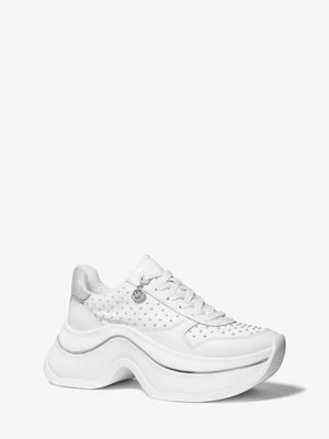 Skórzane buty sportowe Arla z ćwiekami MICHAEL Michael Kors