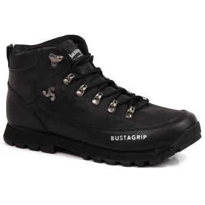 Skórzane buty trekkingowe Outback Bustagrip M MRM1A czarne