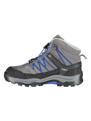 CMP Skórzane buty trekkingowe "Rigel" w kolorze szaro-niebieskim rozmiar: 31