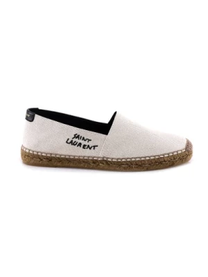 Skórzane Espadryle dla Mężczyzn Saint Laurent