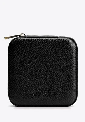 Skórzane etui na biżuterię czarne Wittchen
