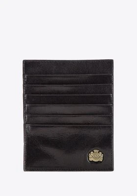 Skórzane etui na dokumenty i karty kredytowe czarne Wittchen