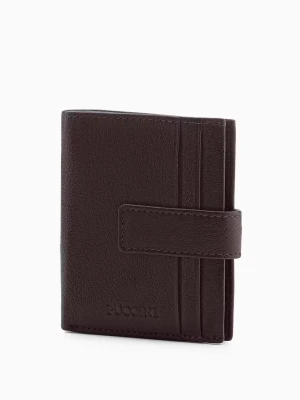 Zdjęcie produktu Skórzane etui na karty - brązowe Puccini