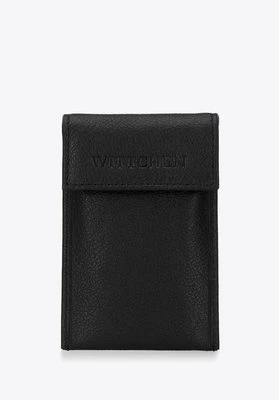 Zdjęcie produktu Skórzane etui Secure Signal na klucze samochodowe typu keyless czarne Wittchen