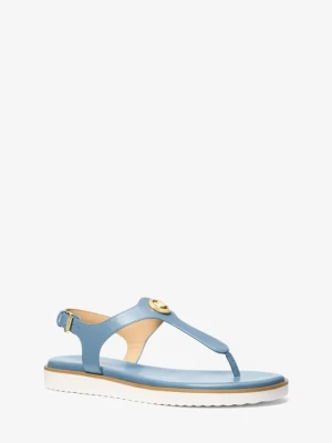 Skórzane japonki Val Michael Kors CHAMBRAY (Niebieski)