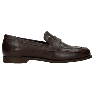 Brązowe mokasyny damskie ze skóry naturalnej 46314-52 Wojas