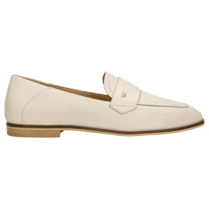 Beżowe mokasyny damskie na brązowej podeszwie 46298-54 Wojas