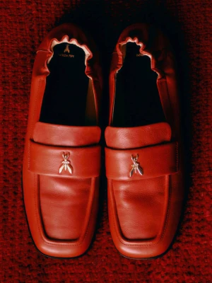 Skórzane mokasyny Soft Square PATRIZIA PEPE