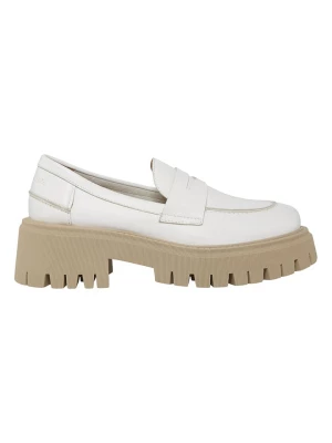 Marc O'Polo Shoes Skórzane mokasyny w kolorze białym rozmiar: 41