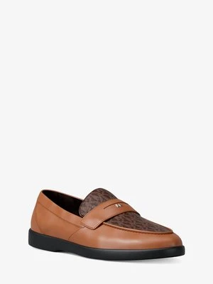 Skórzane mokasyny Wesley z charakterystycznym logo Michael Kors