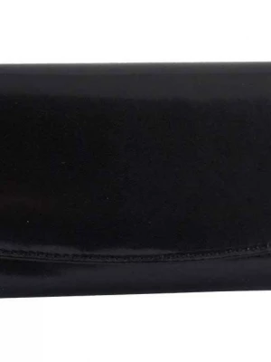Skórzane portfele damskie - Barberini's - Czarny Merg