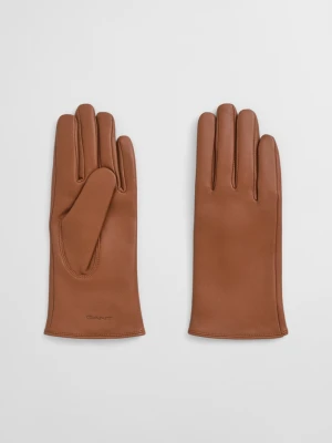 Skórzane rękawiczki z kaszmirową podszewką GANT