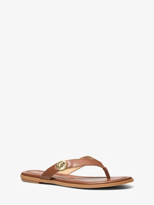 Skórzane sandały Erin Michael Kors BRĄZOWY (Brązowy)