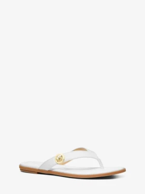 Skórzane sandały Erin Michael Kors OPTYCZNA BIEL (Biały)