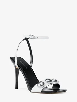 Skórzane sandały Liana z ćwiekami MICHAEL Michael Kors