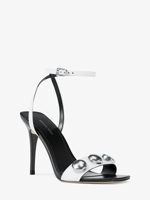 Skórzane sandały Liana z ćwiekami MICHAEL Michael Kors