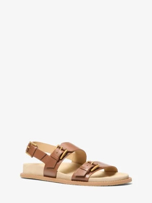 Skórzane sandały Nia Michael Kors BRĄZOWY (Brązowy)