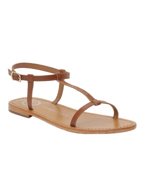 Les BAGATELLES Skórzane sandały "Pasco" w kolorze karmelowym rozmiar: 37