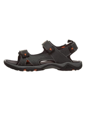 CMP Skórzane sandały trekkingowe "Almaak" w kolorze ciemnoszarym rozmiar: 42