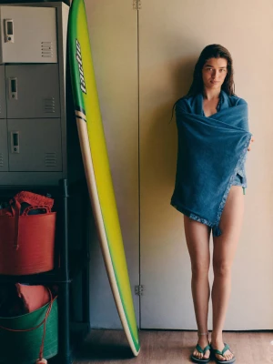 Skórzane sandały z pasków zielony - Teen - - MANGO TEEN