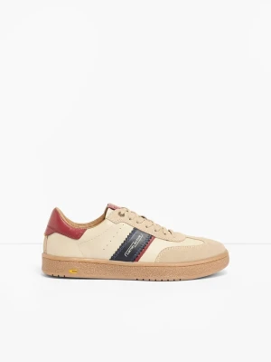 Skórzane sneakersy Camel Active BonPrix beżowy