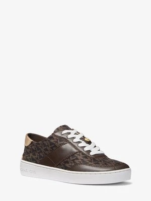 Skórzane sneakersy Kaycee z charakterystycznym logo MICHAEL Michael Kors