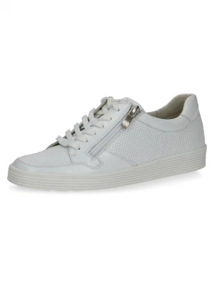 Caprice Skórzane sneakersy "Manou" w kolorze białym rozmiar: 36