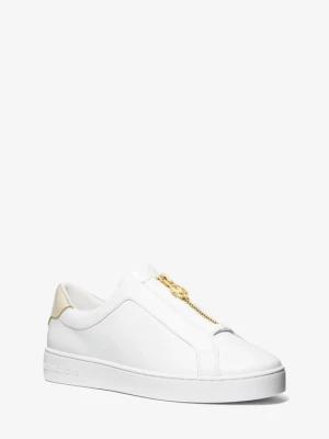 Skórzane sneakersy na zamek Keaton Michael Kors BLADOZŁOTY (Złoty)