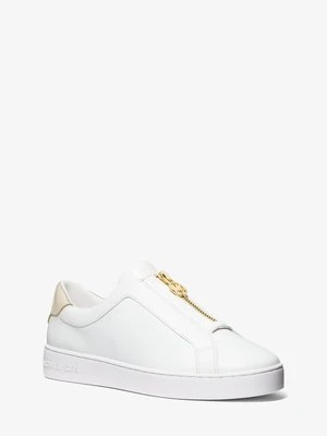 Skórzane sneakersy na zamek Keaton MICHAEL Michael Kors