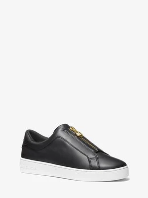 Skórzane sneakersy na zamek Keaton MICHAEL Michael Kors