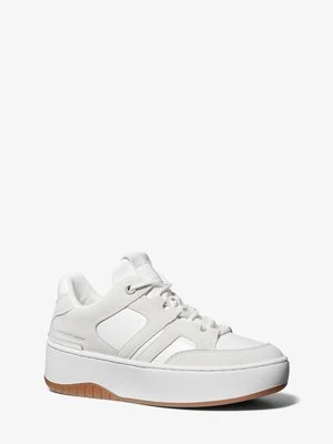 Zdjęcie produktu Skórzane sneakersy Ryder na platformie Michael Kors OPTYCZNA BIEL (Biały)