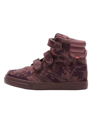 Hummel Skórzane sneakersy "Stadil Print Jr" w kolorze jasnoróżowym rozmiar: 26