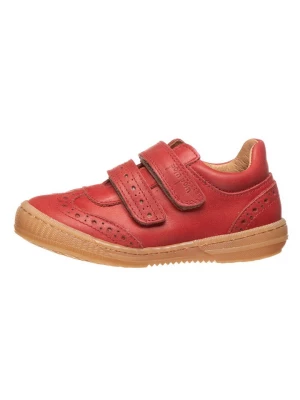 POM POM Skórzane sneakersy w kolorze rdzawoczerwonym rozmiar: 26