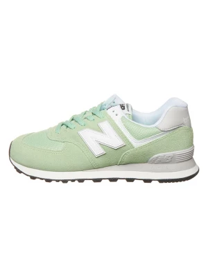 New Balance Skórzane sneakersy w kolorze zielonym rozmiar: 43