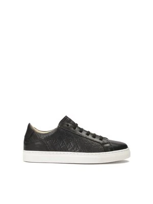Skórzane sneakersy w kontrastujących kolorach Kazar