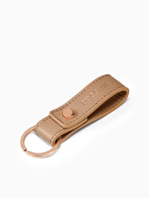 Skórzany brelok do kluczy brązowy Puccini