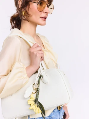 Zdjęcie produktu Skórzany brelok z bukietem żółtych kwiatów TARANKO